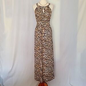 Carmen Animal Print Maxi Dress